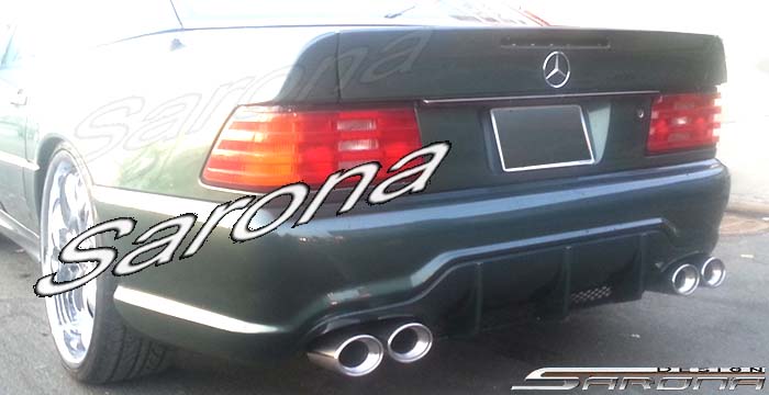 Custom Mercedes SL  Coupe & Convertible Rear Bumper (1990 - 2002) - $890.00 (Part #MB-072-RB)